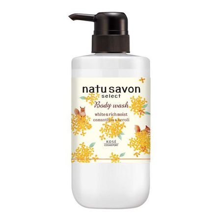 高絲Cosmeport Softymo Natu Savon Select美白身體沐浴乳 濃潤保濕 金木犀香