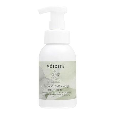 MOIDITE Innocent Chiffon Soap, Silent Herb Scent, 300mL (bottle)