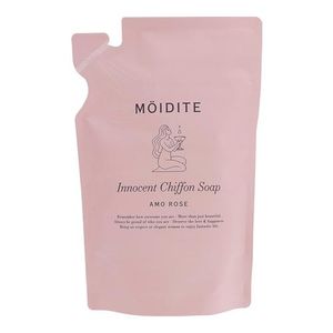 Moidite（Moidite）无辜的雪纺肥皂Amolo玫瑰香气260毫升（用于补充）
