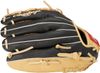 Rawlings成人通用棒球垒球，用于所有旋转手套黑色骆驼11.25英寸11.75英寸右掷（左手）