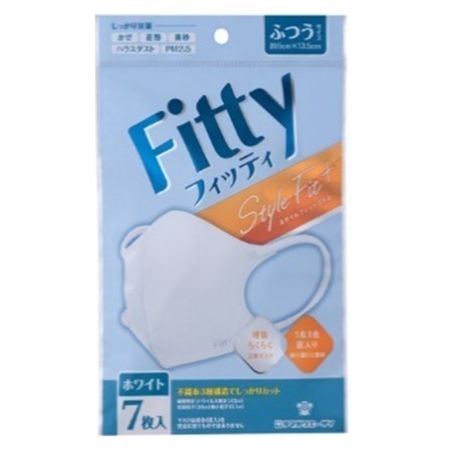 Fitty Style Fit Plus 3D White Regular Size 7 Sheets