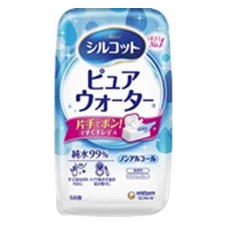 실콧 퓨어워터 물티슈 본품 58매