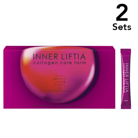 [Set of 2] POLA Inner Liftia Collagen & Placenta Value Pack 1.8g x 90 packets
