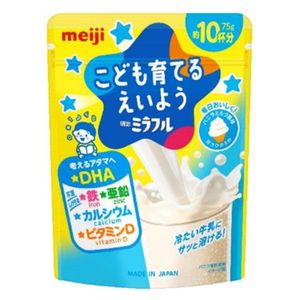 meiji mirafle粉饮料香草牛奶的味道