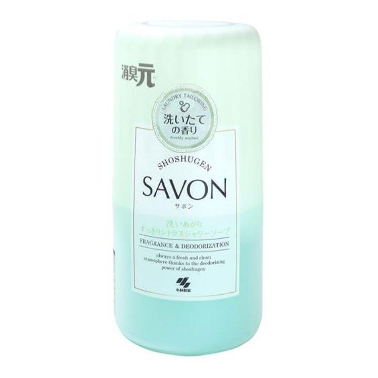 고바야시제약 쇼슈겐 SAVON 세정 후 산뜻한 시트러스 샤워 솝 본품 400mL