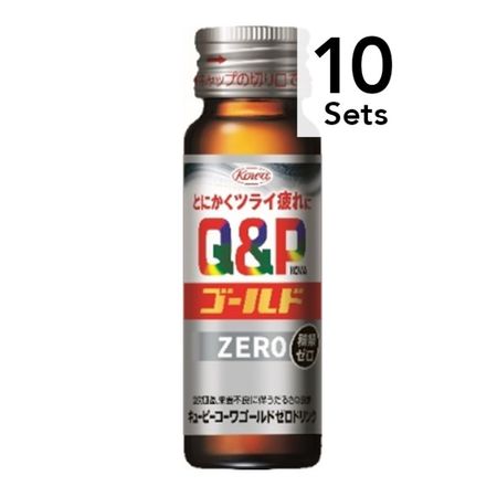 [Set of 10] Kewpie Kowa Gold ZERO Drink 50mL