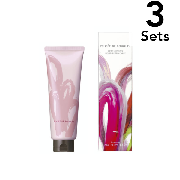 [Set of 3] POLA Pola Panseed Bouquet Body Emerge Moist & Treat 230g