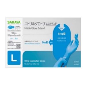Saraya Nitrile Glove Extend L 100 sheets