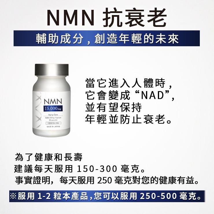 [5套] NMN15000mg 60片