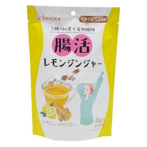 ドコデモ　今岡製菓　｜　腸活レモンジンジャー　15g×4袋