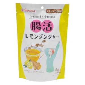 Imaoka Confectionery Intestinal Activity Lemon Jinger 15g x 4 bags