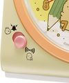 Seiko Cook Rock Alarm Wall Clock Wear Clock Character Sumiriko Gurashi Yellow Pearl