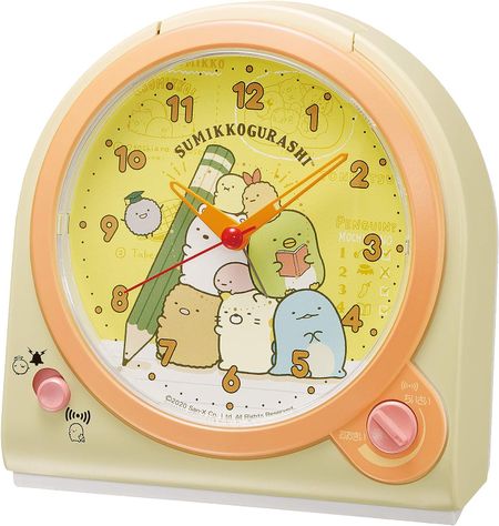 Seiko Cook Rock Alarm Wall Clock Wear Clock Character Sumiriko Gurashi Yellow Pearl