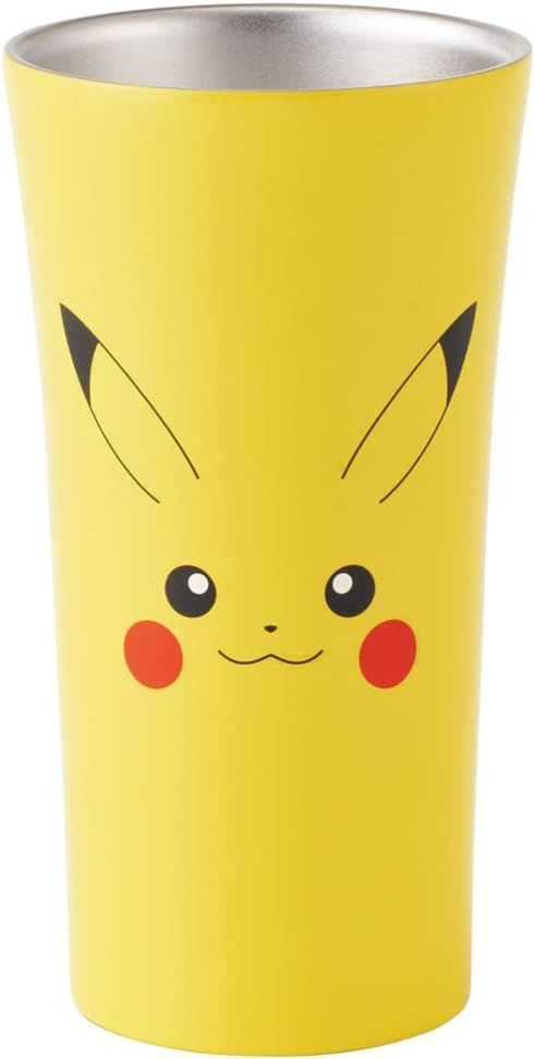 Skater (SKATER) Heat insulation cool stainless steel tumbler 300ml pocket monster Pikachu face