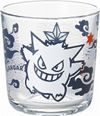 Kinsho Pottery "Pokemon" Gengar Glass Cup Tumbler 8cm Paper Cutout 140164