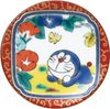 Kinshin Pottery "Doraemon" Kutani -yaki dish small dish bean plate about 6cm different pattern 5 pieces set