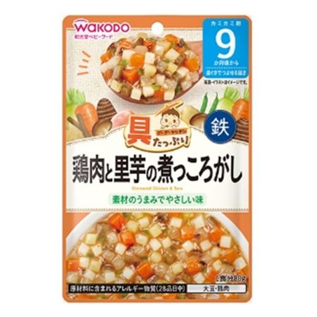 Wakodo Goo Goo Kitchen - 雞肉芋頭醬汁燉煮 80g