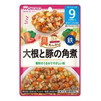 Wakodo Goo Goo Kitchen - 蘿蔔豬肉燉菜 80g