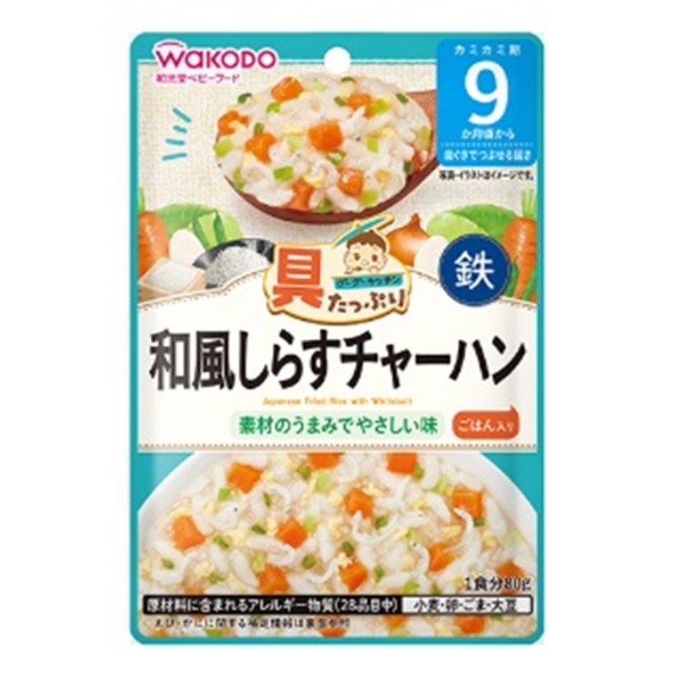 朝日食品集團 和光堂 wakudo豐富的gogoo廚房日語 - 式閃光炒飯80克