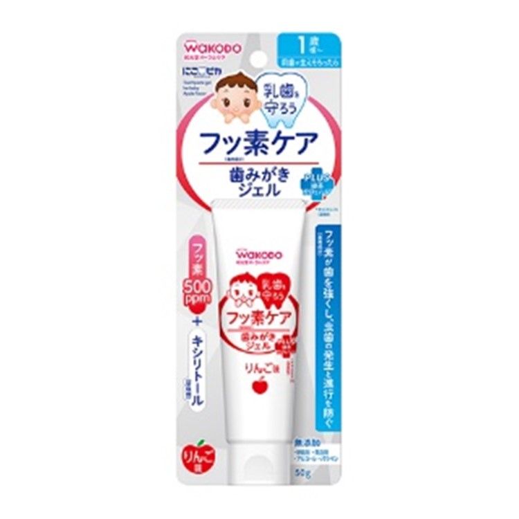 와코도 니코피카 양치 젤 사과맛 50g
