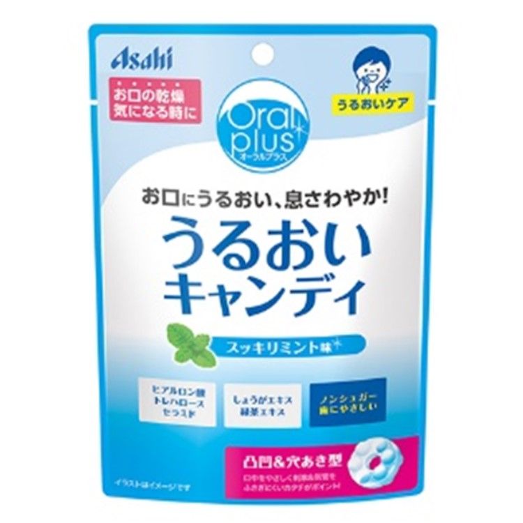 Asahi Group Food Oral Plus Moisture Candy (Refreshing Mint flavor) 57g