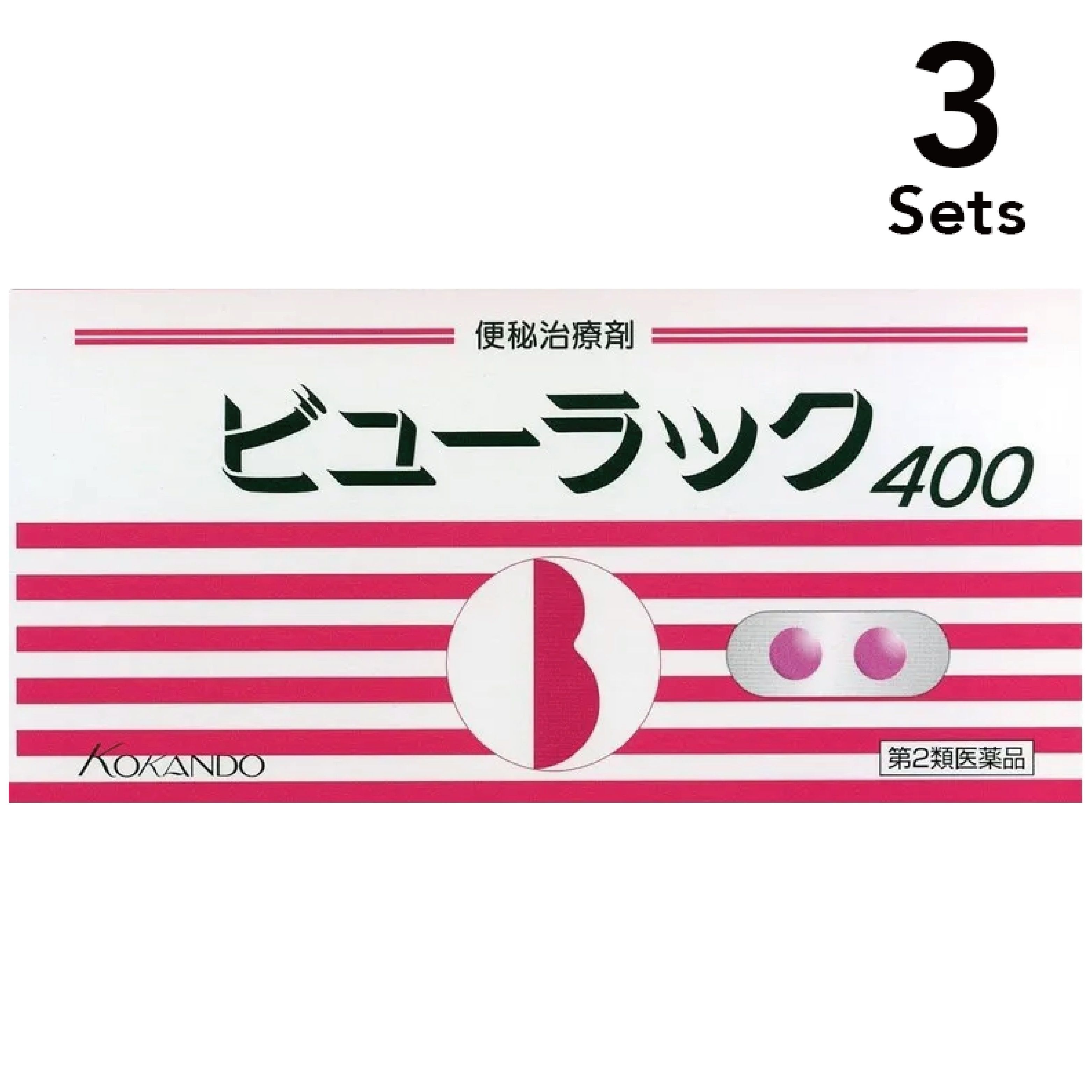 [Set of 3] [Class 2 pharmaceuticals] View Lack A 400 tablets