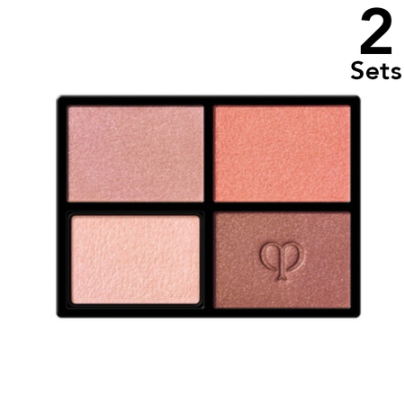 [Set of 2] CPB Cle de Peau Beaute Ombre Couleur Quadri 8 Warm Ocean Sunset &lt;Eyeshadow&gt; Refill 6g