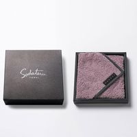 소다테루 타월 「MARQUE」 손수건 타월 (모브(애쉬 핑크))