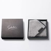 소다테루 타월 ‘MARQUE’ 타월 손수건 (세이블(스모크 그레이))