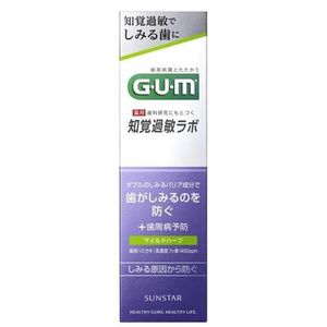 GUM Gum / Hypersensitivity Lab Dental Paste Medicinal Hamigaki Mild Herb