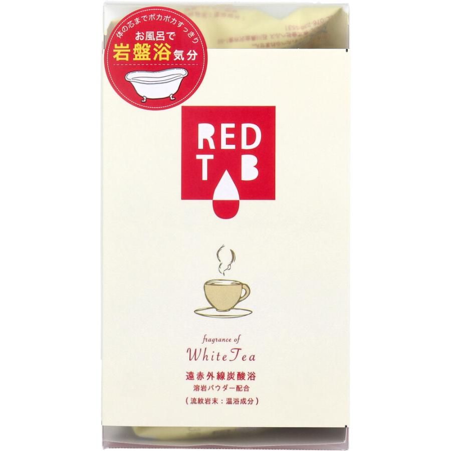 원적외선 탄산 입욕제 REDTAB 용암 파우더 함유 화이트티 향