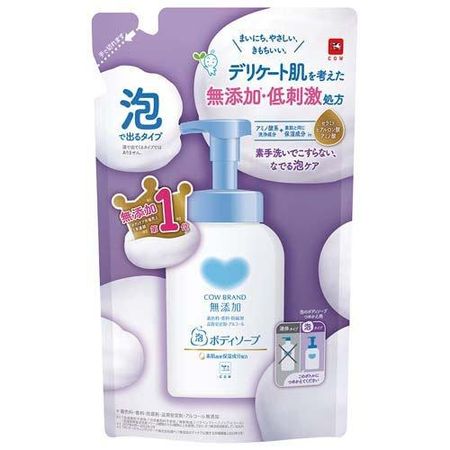 牛牌 無添加泡沫沐浴乳 補充包
