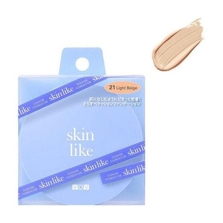 VOV Skin-Like Cushion Foundation #21 Light Beige 15g