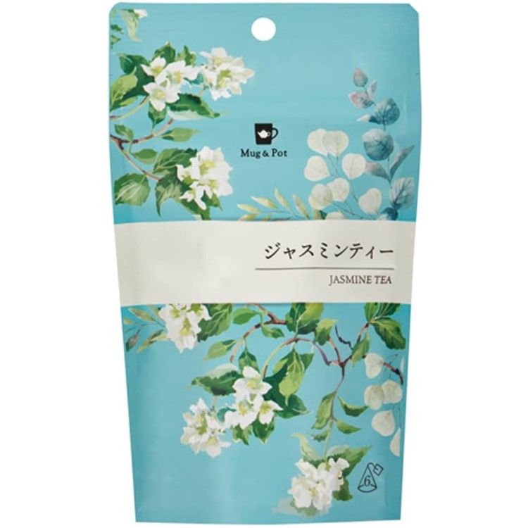 Tokyo Tea Trading Mug & Pot Jasmine Tea (2g × 6 tea bags)