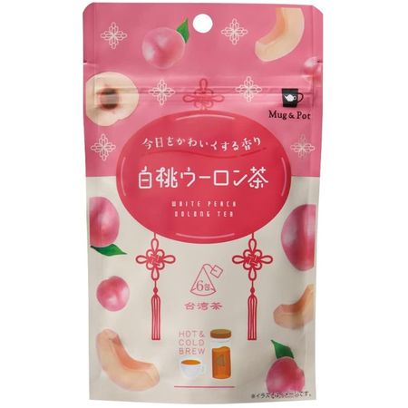 TokyoTeaTrading 马克杯和茶壶 白桃乌龙茶 (2克 x 6支装)