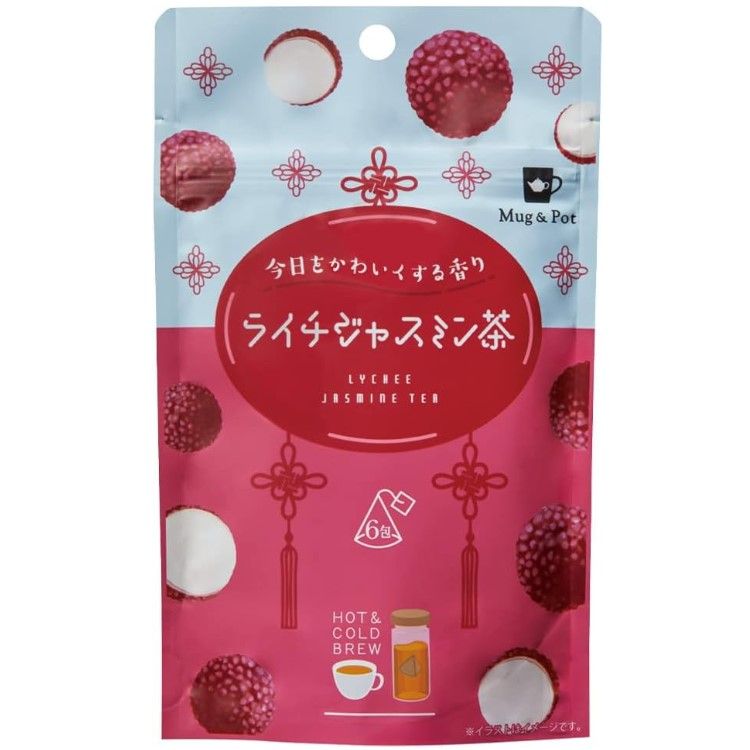 TOKYOTEATRADING MUG & POT Litchi Jasmine Tea (2g x 6P)