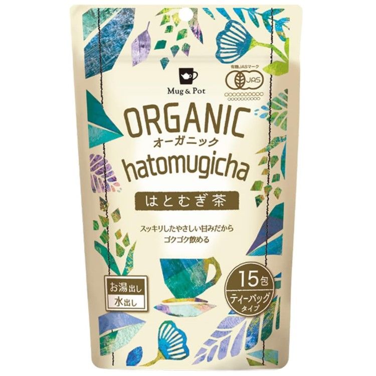 Tokyo Tea Trading Mug & Pot Organic Job’s Tears Tea (2.5 g × 15 tea bags)
