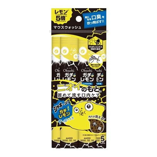 在-Mouth清洁解决方案Okuchi（Okuchi）Gachiremon 11ml x 5件