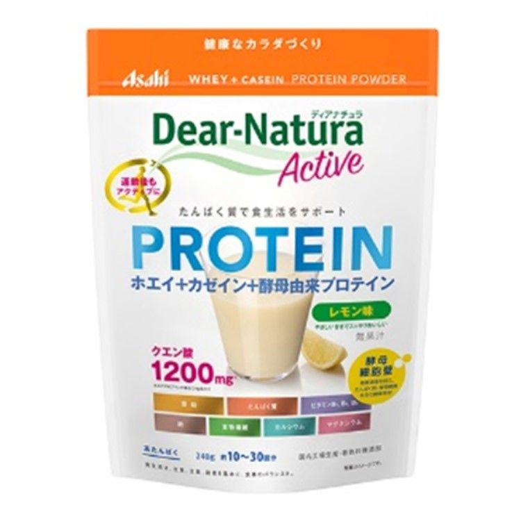 Dear-Natura Active Whey + Casein Protein Lemon Flavor 240g
