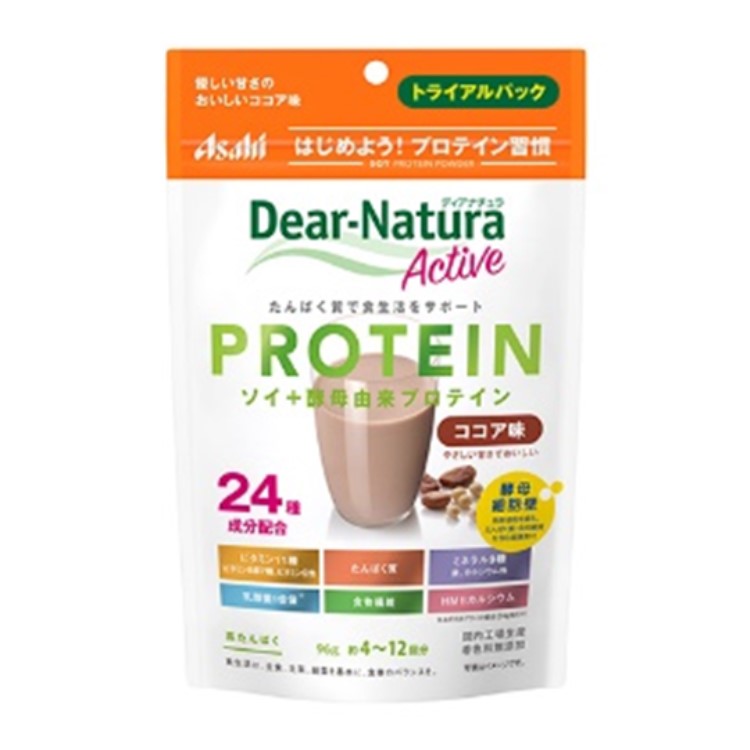 朝日食品集團 Dear Natura Diana Tula Active SO蛋白質可可風味試驗包96g