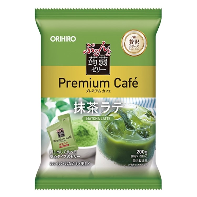ORIHIRO Purunto 蒟蒻果凍高階咖啡抹茶拿鐵 20g x 10 塊