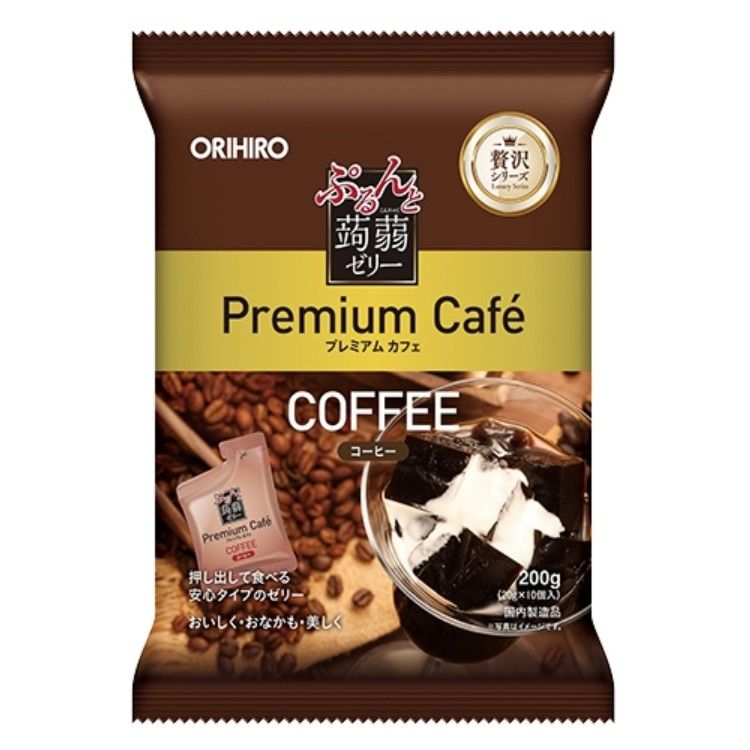 Purun and Konjac Jelly Premium Cafe Coffee 20g x 10