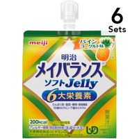 【6入組】明治Meiji營養均衡軟凍飲 鳳梨優格口味 125ml