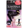 Slimwalk 压缩罗纹紧身裤（适合外出和睡衣）黑色 ML