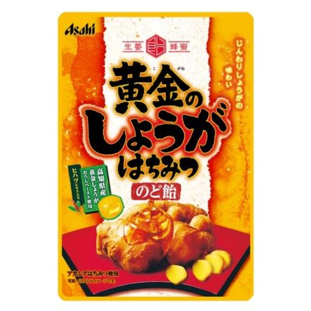 asahi团体食物金姜蜂蜜喉咙80克