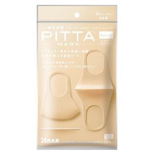 PITTA MASK REGULAR SOFT BEIGE J 3 pieces