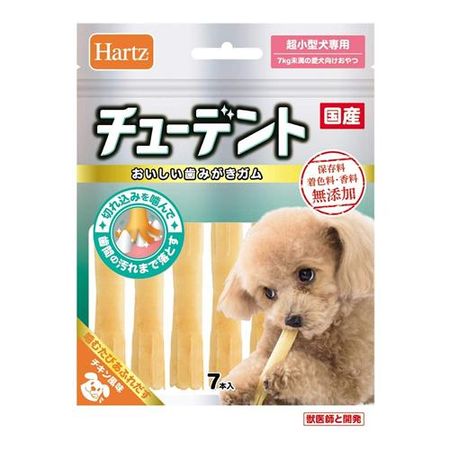 하츠(Hartz) 츄덴트 초소형견 전용 치킨맛 7개입