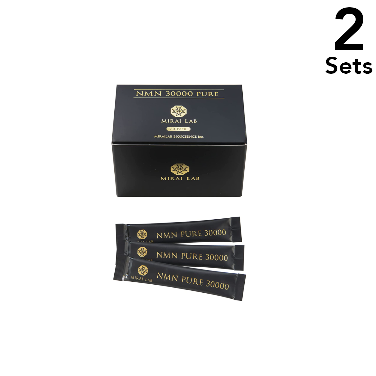 Set of 2: NMN Pure 30,000 — 2.5 g × 30 sachets ｜ DOKODEMO