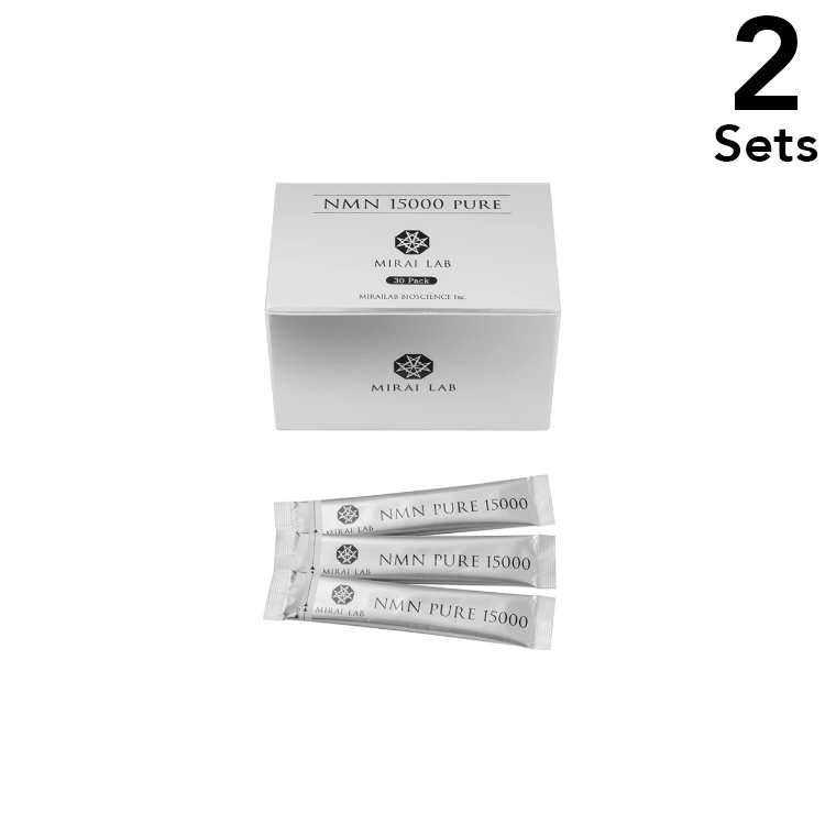 2-Pack NMN Pure 15000 (1.25 g × 30 sachets) ｜ DOKODEMO