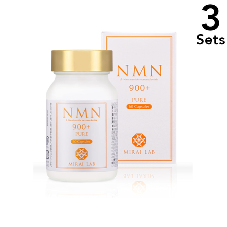 【3入組】NMN PURE 900 Plus（60顆膠囊）60粒